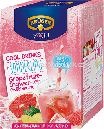 Krüger COOL DRINKS Sommerlimo Grapefruit-Ingwer, 200g