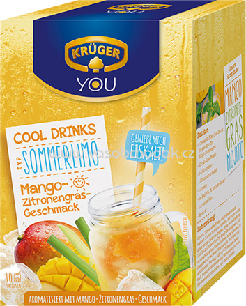 Krüger COOL DRINKS Sommerlimo Mango-Zitronengras, 200g