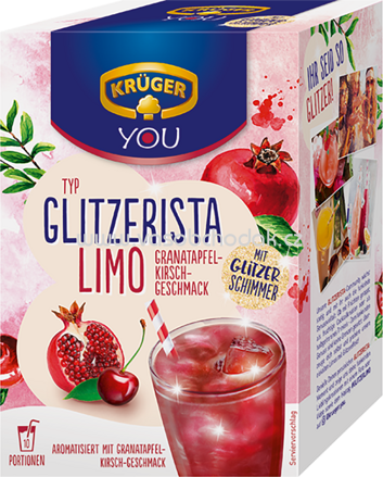 Krüger YOU Glitzerista Granatapfel-Kirsch, 200g