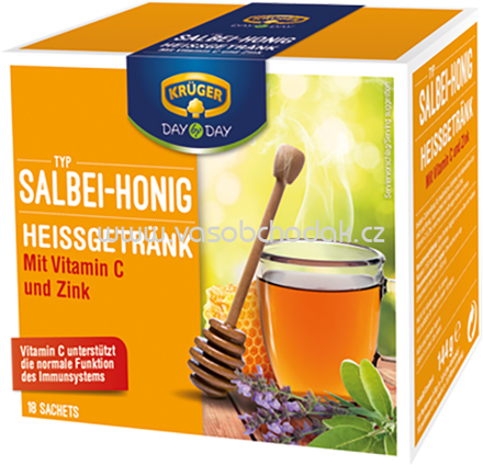 Krüger Heißgetänk Salbei-Honig, 18 Beutel