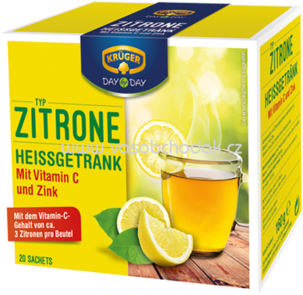 Krüger Heißgetänk Zitrone, 20 Beutel