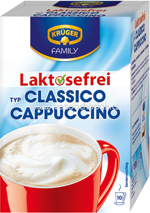 Krüger Laktosefrei Classico Cappuccino, 10 St, 150g