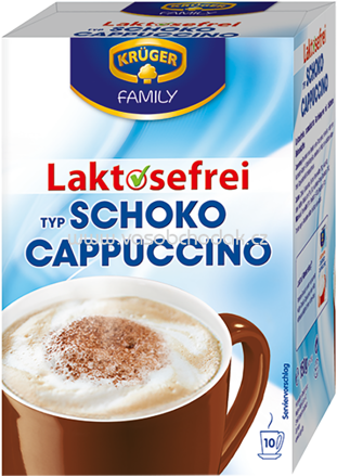 Krüger Laktosefrei Schoko Cappuccino, 10 St, 150g