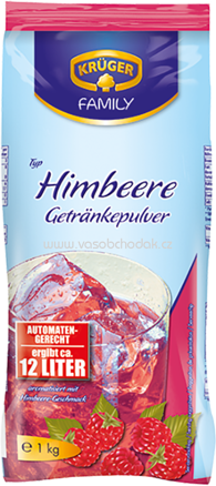 Krüger Getränkpulver Himbeere, 1 kg