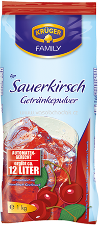 Krüger Getränkpulver Sauerkirsch, 1 kg