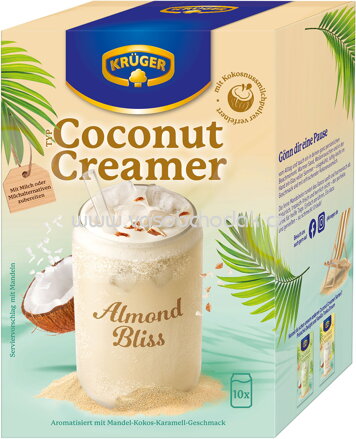 Krüger Typ Coconut Creamer Almond Bliss, 10 St, 200g