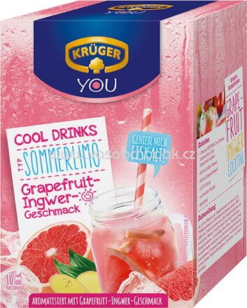 Krüger COOL DRINKS Sommerlimo Grapefruit-Ingwer, 200g