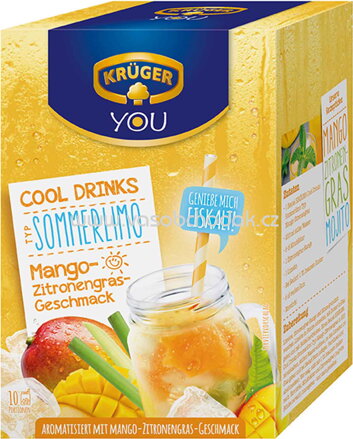 Krüger COOL DRINKS Sommerlimo Mango-Zitronengras, 200g