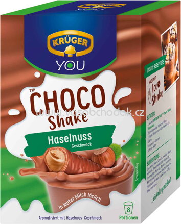 Krüger You Typ Choco Shake Haselnuss, 8 St, 144g