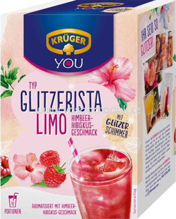 Krüger YOU Typ Glitzerista Himbeer-Hibiskus, 10 St, 200g