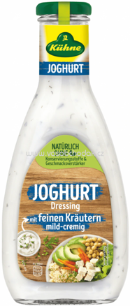 Kühne Joghurt Dressing mit feinen Kräutern, mild-cremig, 500 ml