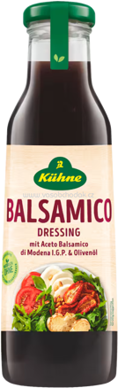 Kühne Balsamico Dressing mit Aceto Balsamico di Modena I.G.P. & Olivenöl, 500 ml