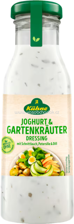 Kühne Joghurt & Gartenkräuter Dressing, würzig-cremig, 250 ml