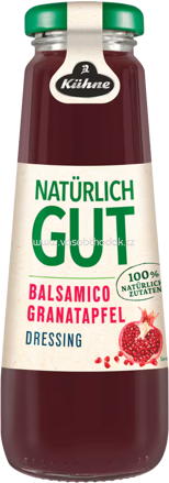 Kühne Natürlich Gut Balsamico Granatapfel Dressing, 250 ml