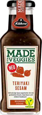 Kühne Made For Meat Teriyaki Sesam, vegan, 235 ml