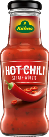 Kühne Hot Chili Sauce Würzig Scharf, 250 ml