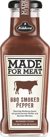 Kühne Made For Meat BBQ Smoked Pepper, 235 ml