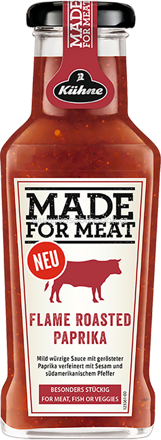 Kühne Made For Meat Flame Roasted Paprika, 235 ml