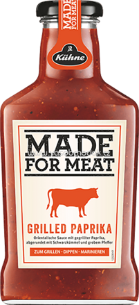 Kühne Made for Meat Grilled Paprika, 375 ml