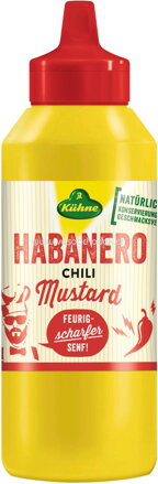 Kühne Habanero Chili Mustard, 250 ml