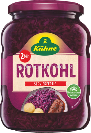 Kühne 2 Minnuten Rotkohl , servierfertig, 720 ml