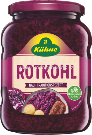 Kühne Rotkohl nach Traditionsrezept, 720 ml