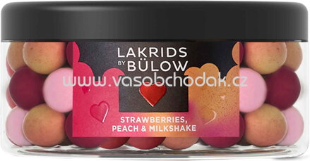 Lakrids by Bülow Love Mixed Strawberries, Peach & Milkshake, 515g