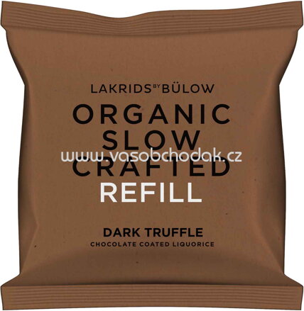 Lakrids by Bülow Organic Slow Crafted Dark Truffle Refill, 265g