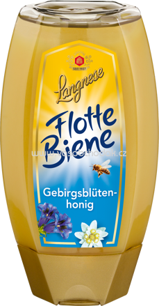 Langnese Flotte Biene Gebirgsblütenhonig, 250g