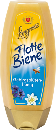 Langnese Flotte Biene Gebirgsblütenhonig, 500g