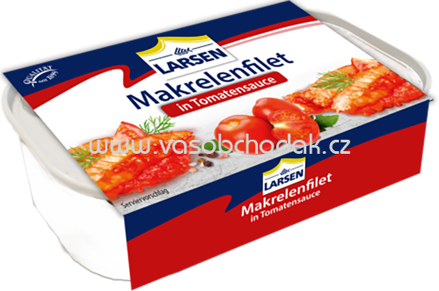 Larsen Makrelenfilet in Tomatensauce, 125g