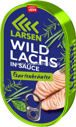 Larsen Wildlachs in Sauce Gartenkräuter, 200g
