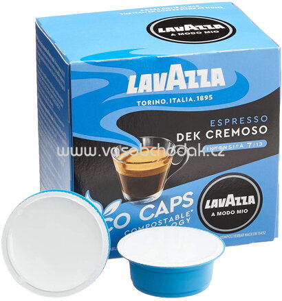 Lavazza Eco Caps Espresso Dek Cremoso, 16 St