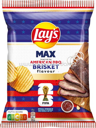 Lay's Max American Style BBQ Brisket, 100g