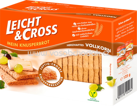 Leicht & Cross Mein Knusperbrot Vollkorn, 125g
