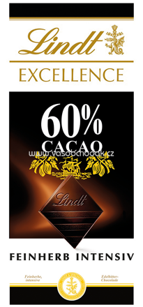 Lindt Excellence 60%, 100g
