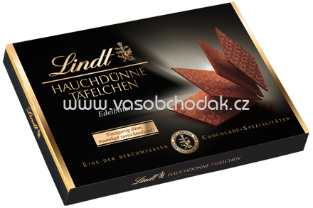 Lindt Hauchdünne Täfelchen Edelbitter, 125g