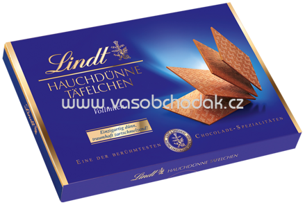 Lindt Hauchdünne Täfelchen Vollmilch, 125g