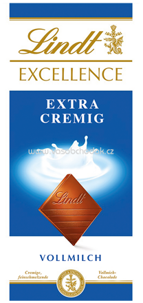 Lindt Excellence Extra Cremig, 100g