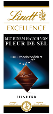 Lindt Excellence Fleur de Sel, 100g