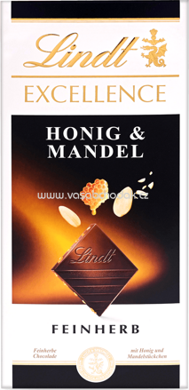 Lindt Excellence Honig & Mandel, 100g