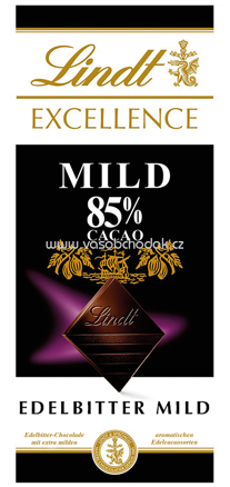 Lindt Excellence 85% Mild, 100g