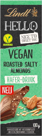 Lindt Hello Vegan Roasted Salty Almonds, 100g