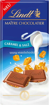 Lindt Maître Chocolatier Caramel & Salz, 100g