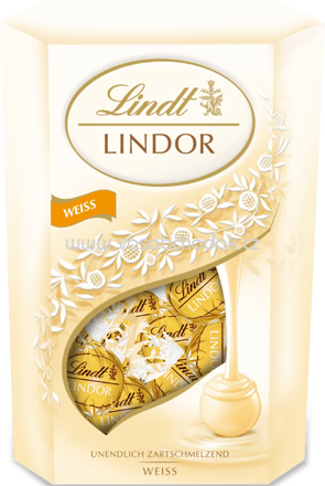 Lindt Lindor Kugel Cornet Weiss Box, 500g