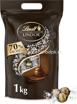 Lindt Lindor Kugel Dark 70% Cacao, Beutel, 1 kg