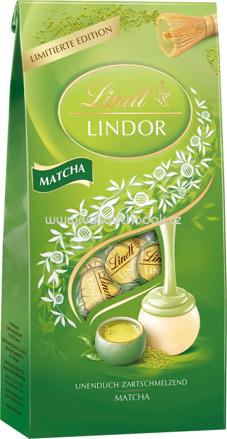 Lindt Lindor Kugel Beutel Matcha, 137g
