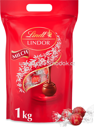 Lindt Lindor Kugel Milch, Beutel, 1 kg