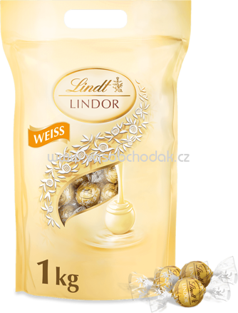 Lindt Lindor Kugel Weiss, Beutel, 1 kg