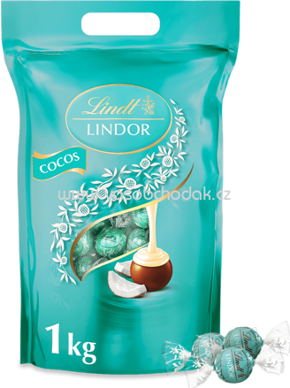 Lindt Lindor Kugel Cocos, Beutel, 1 kg